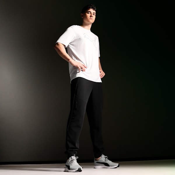PUMATECH Men's Track Pants, PUMA Black, extralarge-IND