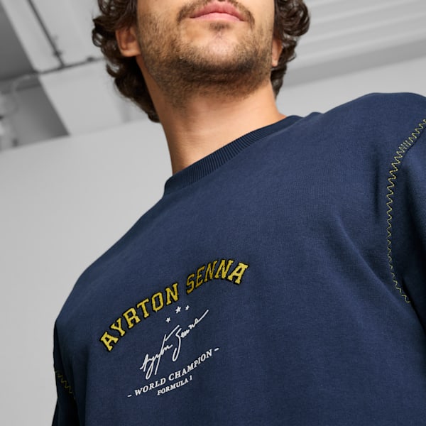 SENNA A VIDA Men's Sweatshirt, Club Navy, extralarge