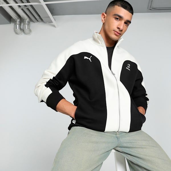 SENNA A VIDA Archive Men's Motorsport Jacket, PUMA Black, extralarge-IND