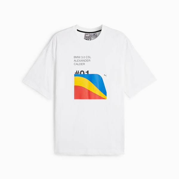 PUMA x BMW M MOTORSPORT Calder Men's Tee, PUMA White, extralarge