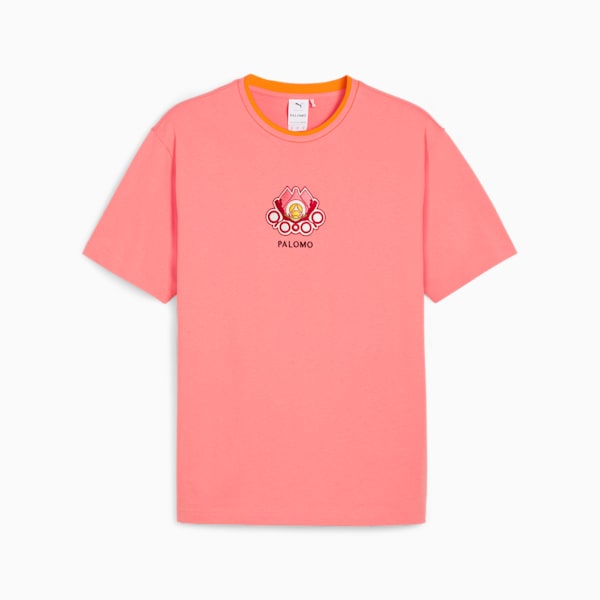 PUMA x PALOMO Graphic Tee, Passionfruit, extralarge