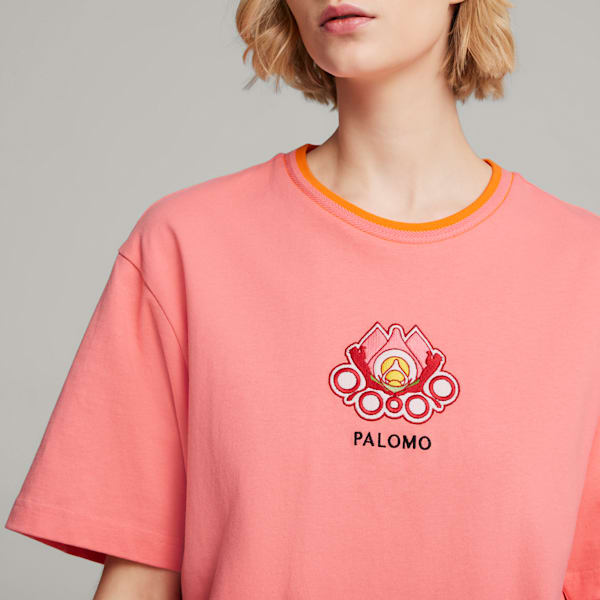 PUMA x PALOMO Graphic Tee, Passionfruit, extralarge