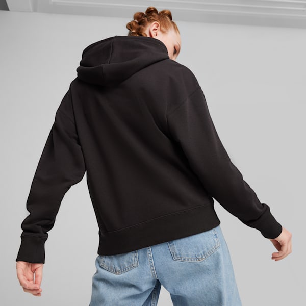 CLASSICS Shiny Logo Women's Hoodie | PUMA