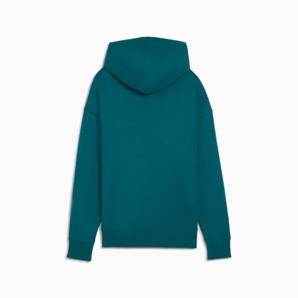 CLASSICS Shiny Logo Women's Hoodie, Cold Green, extralarge