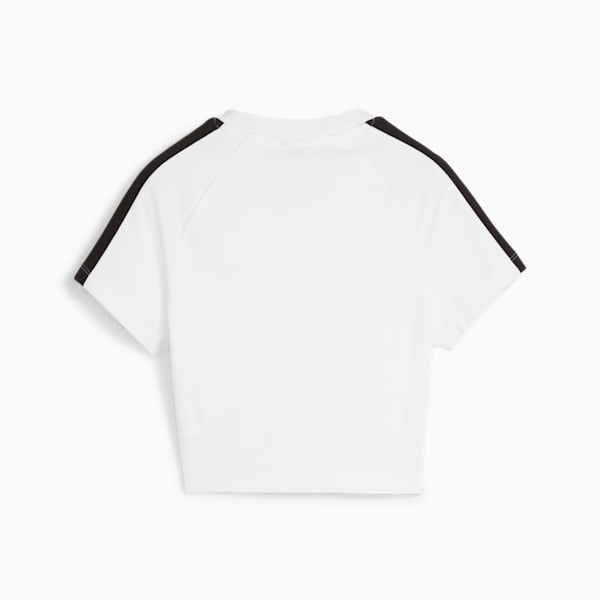 ICONIC T7 Women's Crop T-shirt, PUMA White, extralarge-IND