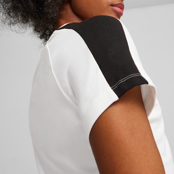 ICONIC T7 Women's Crop T-shirt, PUMA White, extralarge-IND
