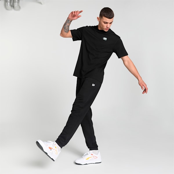 DOWNTOWN Graphic Men's Relaxed Fit T-shirt, PUMA Black, extralarge-IND