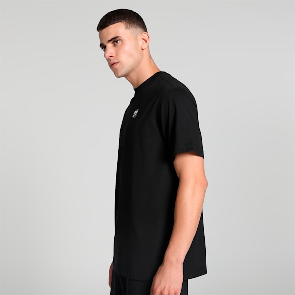 DOWNTOWN Graphic Men's Relaxed Fit T-shirt, PUMA Black, extralarge-IND