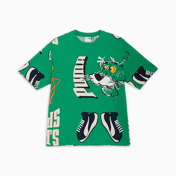 ユニセックス  スーパー プーマ MX AOP 半袖 Tシャツ, Archive Green, extralarge-JPN