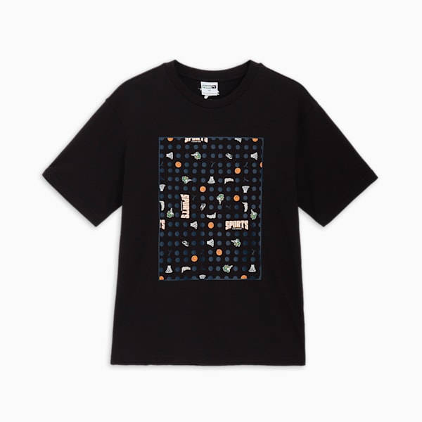 メンズ スーパー プーマ MX 半袖 Tシャツ, PUMA Black, extralarge-JPN