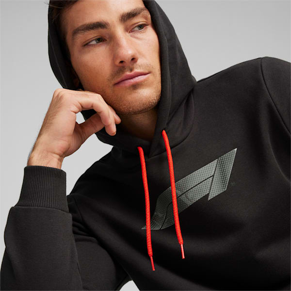 F1 Motorsport Men's Logo Graphic Hoodie, PUMA Black, extralarge-AUS