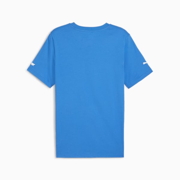 F1 Motorsport Men's Logo Graphic T-shirt, Bluemazing, extralarge-IND