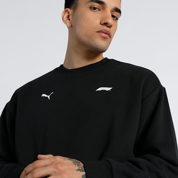 F1® Neon Energy Men's Relaxed Fit Sweatshirt, PUMA Black, extralarge-IND