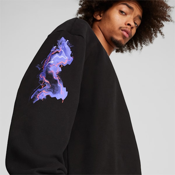 F1® Neon Energy Men's Relaxed Fit Sweatshirt, PUMA Black, extralarge-IND