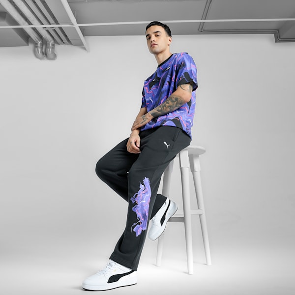 F1® Neon Energy Men's Relaxed Fit Motorsport Sweatpants, PUMA Black, extralarge-IND