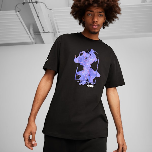 メンズ F1 ネオン エナジー 半袖 Tシャツ, PUMA Black, extralarge-JPN
