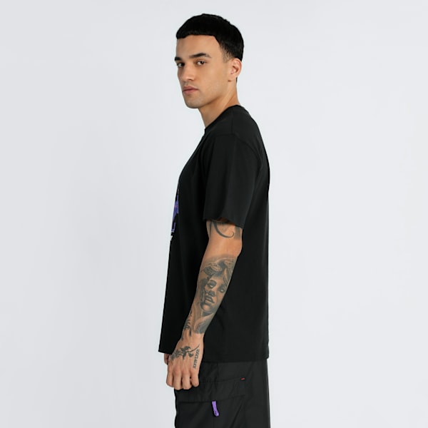 F1® Neon Energy Men's Relaxed Fit Motorsport Tee, PUMA Black, extralarge-IND