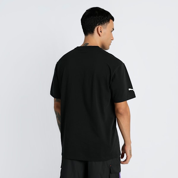 F1® Neon Energy Men's Relaxed Fit Motorsport Tee, PUMA Black, extralarge-IND