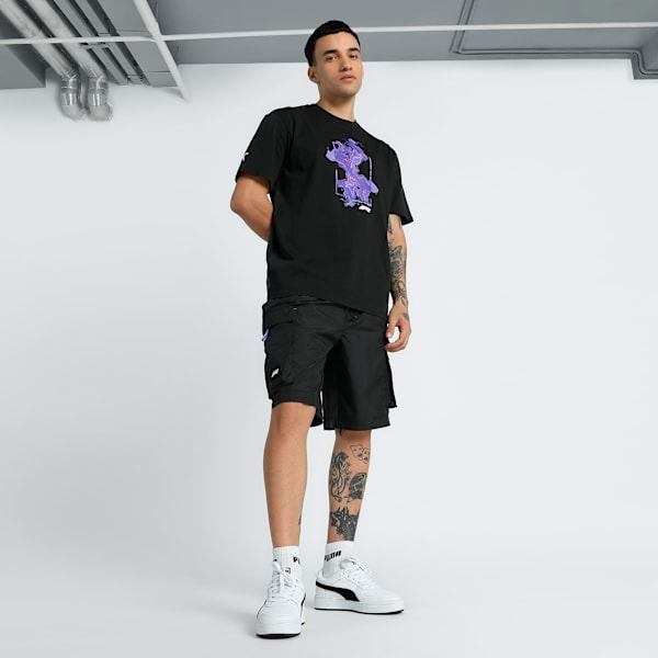 F1® Neon Energy Men's Relaxed Fit Motorsport Tee, PUMA Black, extralarge-IND