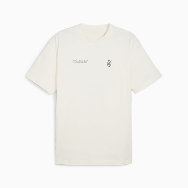 メンズ ゴルフ PUMA x QGC モダン グラフィック 半袖 Tシャツ, Warm White, extralarge-JPN