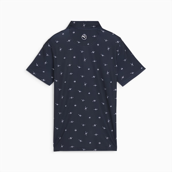 MATTR Skulls Polo Boys, Deep Navy-Melon Punch, extralarge-GBR
