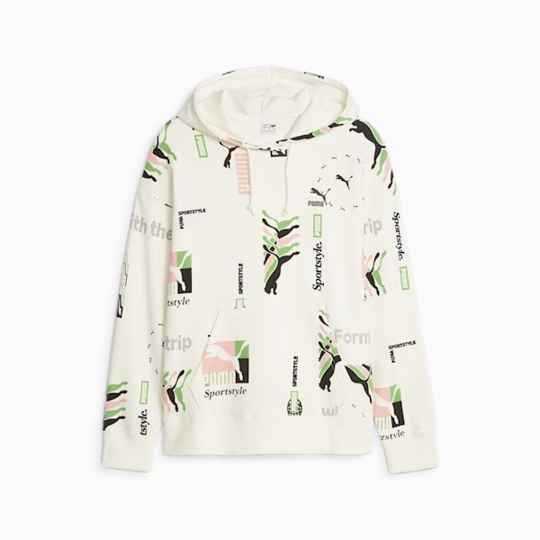 CLASSICS Brand Love Women's Hoodie, Warm White, extralarge-IND
