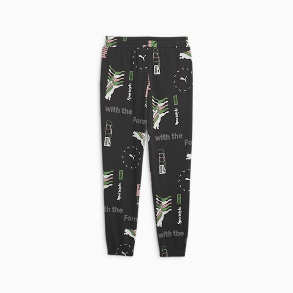 CLASSICS Printed Women's Sweatpants, PUMA Black, extralarge-IND