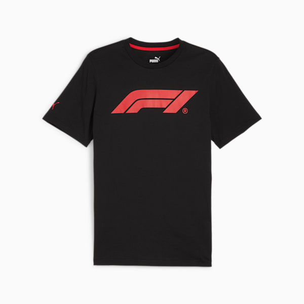 メンズ F1 ESS ロゴ 半袖 Tシャツ, PUMA Black, extralarge-AUS