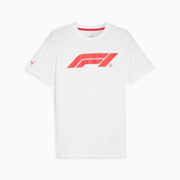 F1 ESS Men's Motorsport Logo Tee, PUMA White, extralarge