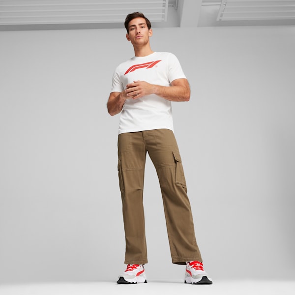 F1 ESS Men's Motorsport Logo Tee, PUMA White, extralarge