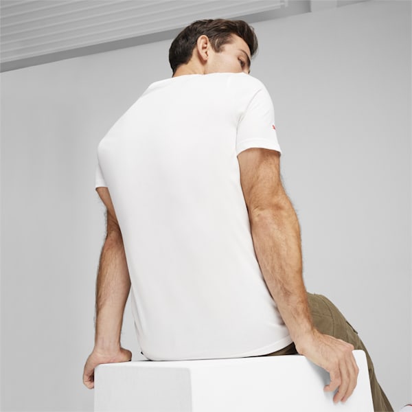 メンズ F1 ESS ロゴ 半袖 Tシャツ, PUMA White, extralarge-AUS