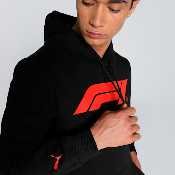 F1 Men's Motorsport Logo Hoodie, PUMA Black, extralarge-IND