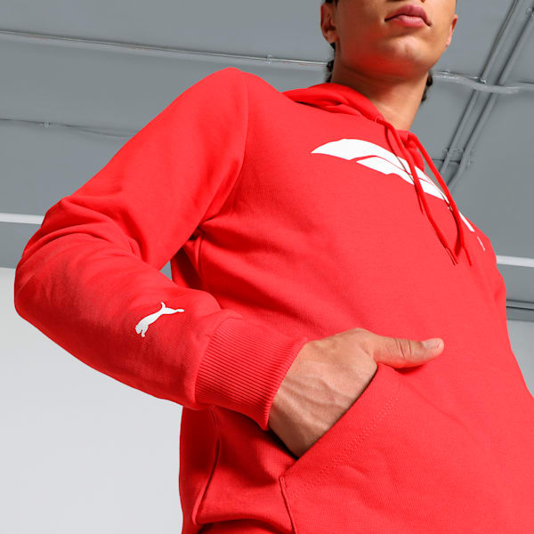 F1 Men's Motorsport Logo Hoodie, Pop Red, extralarge-IND