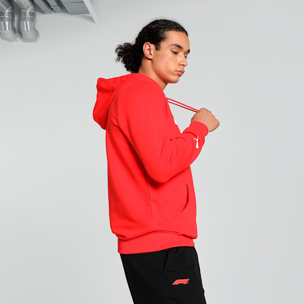 F1 Men's Motorsport Logo Hoodie, Pop Red, extralarge-IND