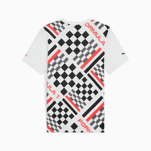 F1 Men's Motorsport All-Over Print Tee, PUMA White, extralarge-IND