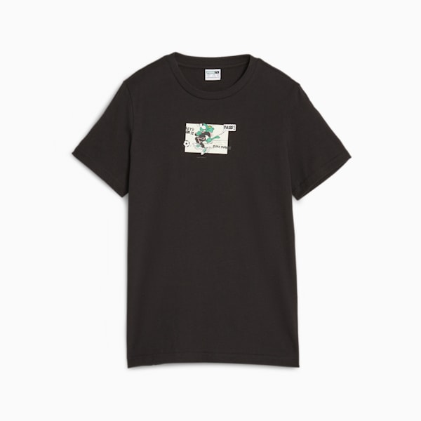 CLASSICS SUPER PUMA Boy's T-shirt, PUMA Black, extralarge-IND