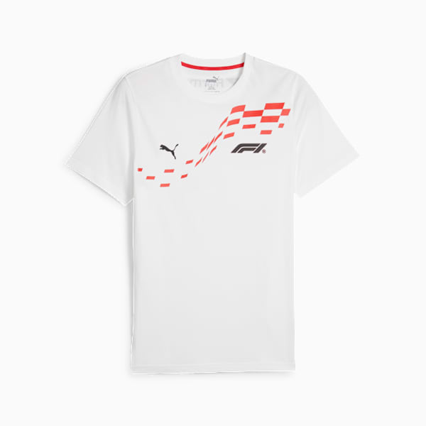 F1 Motorsport Graphic Men's T-shirt, PUMA White, extralarge-IND