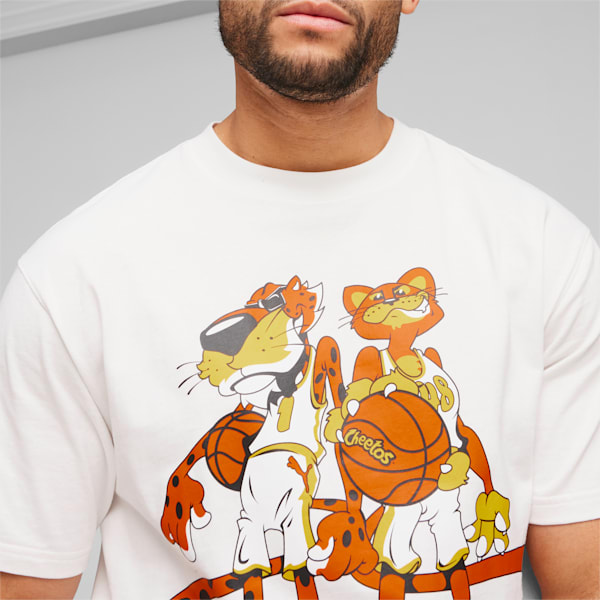 PUMA HOOPS x CHEETOS Men's Basketball T-shirt, PUMA White, extralarge-AUS