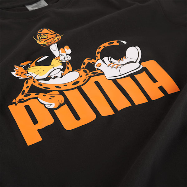 PUMA HOOPS x CHEETOS Men's Tee, PUMA Black, extralarge-IND