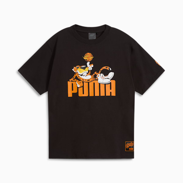 PUMA HOOPS x CHEETOS® Men's Tee II, PUMA Black, extralarge