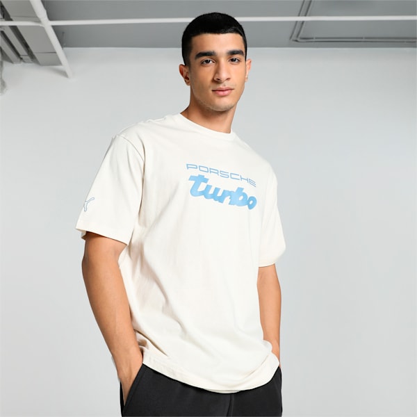 Porsche Legacy Motorsport Men's T-shirt, Alpine Snow, extralarge-IND
