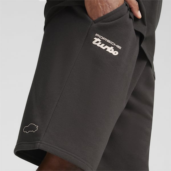 Porsche Legacy Men's Motorsport Shorts, PUMA Black, extralarge-IND