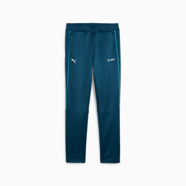 Mercedes-AMG Petronas Motorsport Men's MT7 Open Cuff Track Pants, Ocean Tropic, extralarge-IND