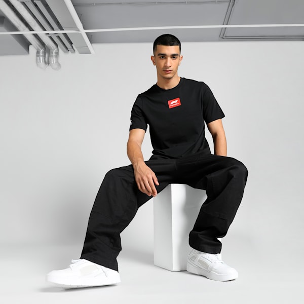 F1 Men's Motorsport Logo Tee, PUMA Black, extralarge-IND