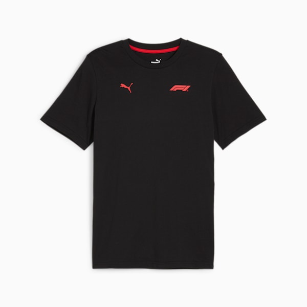 F1 Motorsport Men's Small Logo T-shirt, PUMA Black, extralarge-AUS