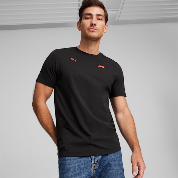 F1 Motorsport Men's Small Logo T-shirt, PUMA Black, extralarge-AUS