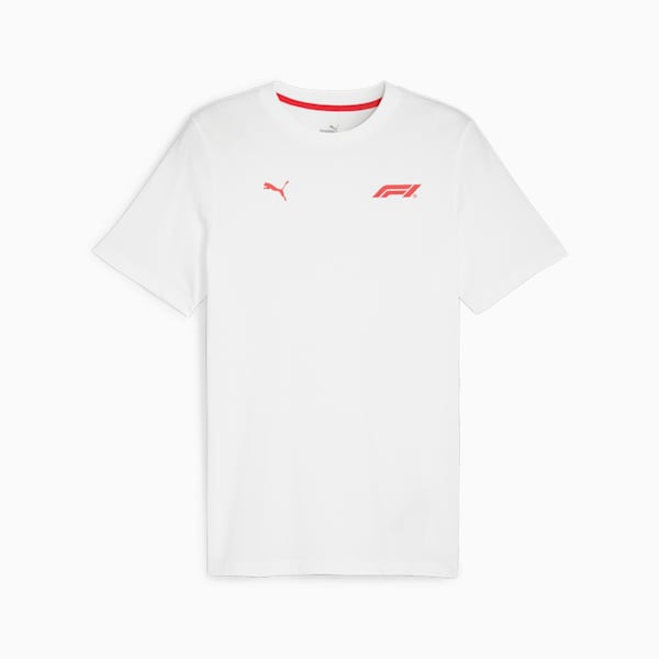 F1 Motorsport Men's Small Logo T-shirt, PUMA White, extralarge-IND