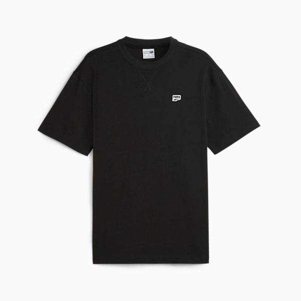 DOWNTOWN Badge Men's Tee, PUMA Black, extralarge