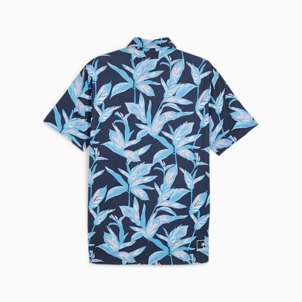 PUMA x PALM TREE CREW Men's Golf Polo, Deep Navy-Regal Blue, extralarge