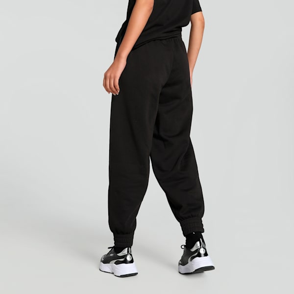 BMW M Motorsport Women's Relaxed Fit Pants, PUMA Black, extralarge-IND